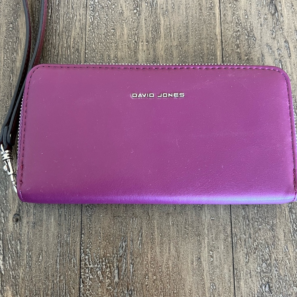 David Jones Large Wallet with Wristlet